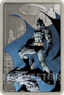 2020 The Caped Crusader Gotham City Poster Coin 1 Oz. Silver Coin Ogp
