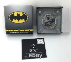 2021 1989 Batmobile 1 oz 999 Fine Silver Coins