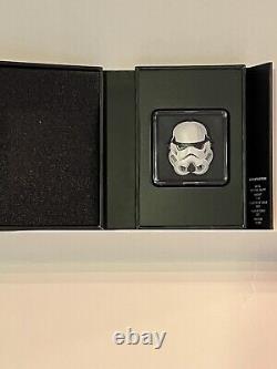 2021 1oz. 999 FINE COLORIZED SILVER PROOF COIN STAR WARS IMPERIAL STORM TROOPER