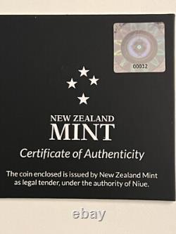 2021 1oz. 999 FINE SILVER COLORIZED PROOF COIN. DC JUSTICE LEAGUE. SWAMP THING