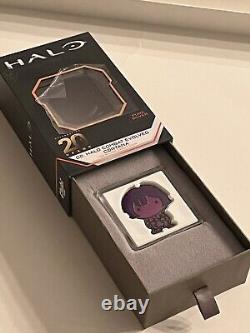 2021 1oz. 999 FINE SILVER COLORIZED PROOF COIN. XBOX HALO COMBAT EVOLVED CORTANA