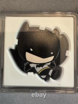 2021 1oz. 999 FINE SILVER. NIUE COIN. BATMAN FLYING. With OGP and COA