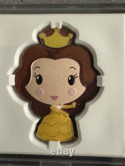 2021 1oz. 999 FINE SILVER NIUE COIN. Disney princess. BELLE. With OGP and COA