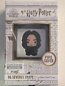2021 1oz. 999 SILVER COLORIZED PROOF COIN. HARRY POTTER - SEVERUS SNAPE