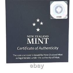 2021 1oz Silver New Zealand Alice In Wonderland Collectible Coin #1688 of 2000