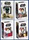 2021-22 Niue Star Wars Chibi Set Of 4 Boba Fett Princess Leia Han Solo Obi Wan