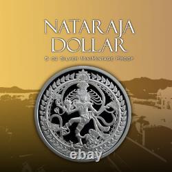 2021 5oz Nataraja Dollar Proof Silver Shield MiniMintage Death of the Dollar