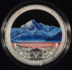 2021 Discover New Zealand 1 oz Silver Proof $1 Coin Aoraki Mount Cook