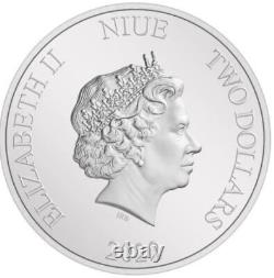 2021 Disney Princess Aurora Sleeping Beauty 1 oz. 999 proof coin Niue 2$