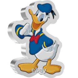 2021 Disneyt Donald Duck 1-oz Silver 999 Coin New Zealand Mint $108.88