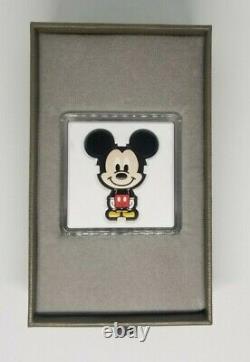 2021 Mickey Mouse Chibi 1oz Silver #923/2000 New Zealand Mint