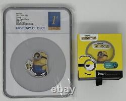 2021 Minions STUART NGC MS70 First Day of Issue! Only 1000 Minted