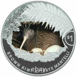 2021 New Zealand $1 Kiwi Colorized Proof 1 oz. 999 Silver Coin NGC PF 70 UCAM