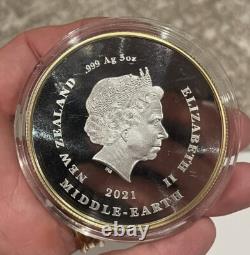 2021 New Zealand 5 oz Silver Nine Companions Proof. 999 Rare In Capsule Free S&H
