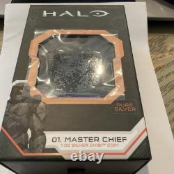 2021 New Zealand Mint 1 oz Silver Collectable Coin CHIBI-HALO Master Chief 00923