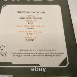 2021 New Zealand Mint 1 oz Silver Collectable Coin CHIBI-HALO Master Chief 00923