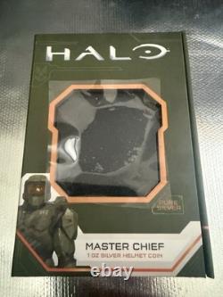 2021 New Zealand Mint L/E Halo Master Chief 1 oz Silver Helmet 056WEI