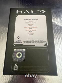 2021 New Zealand Mint L/E Halo Master Chief 1 oz Silver Helmet 056WEI