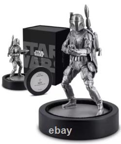 2021 New Zealand Mint Series 1 Star Wars Boba Fett 3D Miniature 150 Gram Silver
