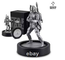 2021 New Zealand Mint Series 1 Star Wars Boba Fett 3D Miniature 150 Gram Silver