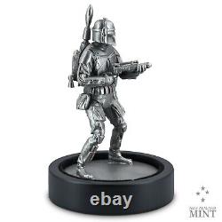 2021 New Zealand STAR WARS BOBA FETT 150g Silver Miniature WithBox COA OGP #0165