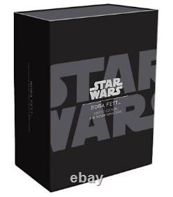 2021 New Zealand STAR WARS BOBA FETT 150g Silver Miniature WithBox COA OGP #0165