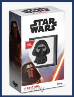 2021 Niue 10th New Zealand Star Wars Chibi Coin- Kylo Ren 1 Oz Silver- COA