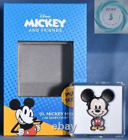 2021 Niue $2 1 oz Silver Mickey & Mickey Chibi Proof Coins (Two Coins!)