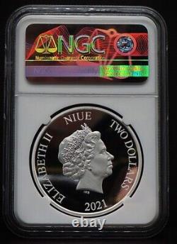 2021 Niue $2 Lord of The Rings LEGOLAS 1oz Silver NGC PF70 UC