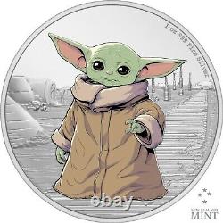 2021 Niue $2 Star Wars Mandalorian The Child Grogu 1 oz Silver Coin 2,000 Made