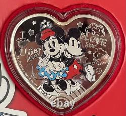 2021 Niue$2Silver Proof Mickey & Minnie Ultimate Couple RARE