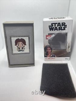 2021 Niue Chibi Star Wars Han Solo 1 oz Silver Proof Coin 2,000 Minted #1748