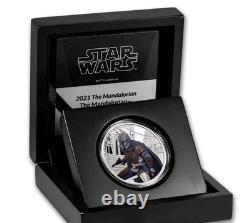 2021 Niue Colorized Mandalorian 1oz Silver Coin With OGP/COA (2) Available