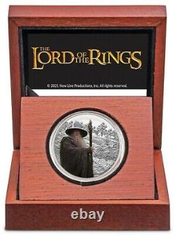 2021 Niue Lord of the Rings Gandalf the Gray 1 oz Silver Proof Coin 3,000 Made