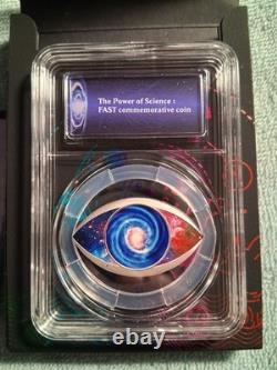 2021 Niue Sky-Eye shaped Silver Colorized Proof Coin Limited Edition 1 Of 1,500