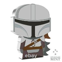 2021 Niue Star Wars MANDALORIAN Chibi 1oz Silver Proof Coin SOLD OUT