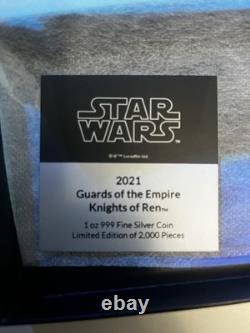 2021 Niue Star Wars The Mandalorian IG-11 1 Oz Silver Coin New Zealand Mint