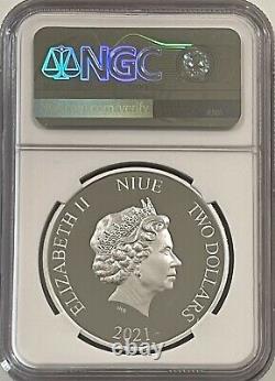 2021 Niue The Mandalorian IG-11 PF70 UC First Releases Star Wars 1 Oz Silver
