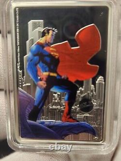 2021 SUPERMAN THE MAN OF STEEL Limited Edition 1oz Fine SILVER Coin #401 of 2000