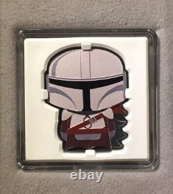 2021 Star Wars $2 Pure Silver Chibi Coins The Mandalorian & The Child SET OF 2