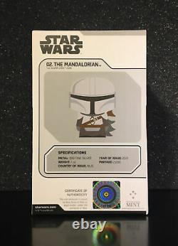 2021 Star Wars $2 Pure Silver Chibi Coins The Mandalorian & The Child SET OF 2
