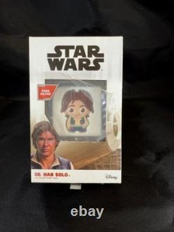 2021 Star Wars Han Solo 1 oz Fine Silver Chibi Coin New Zealand Mint Free Ship