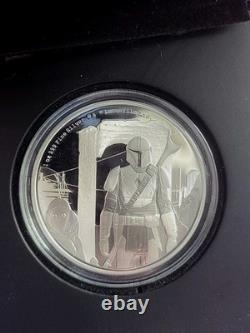 2021 Star Wars Mandalorian Silver 1 Oz Niue Coin