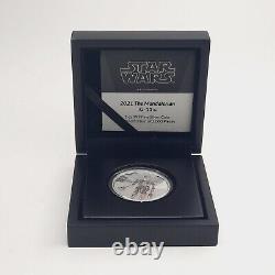 2021 Star Wars The Mandalorian IG-11 1 Oz Silver Coin New Zealand Mint LE 2000