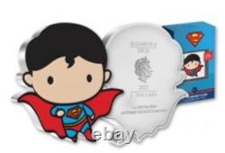 2021 Superman Chibi Silver 1 Oz Coin Niue, New Zealand Mint DC Comics