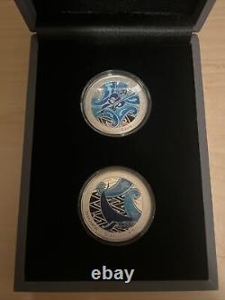 2021 Tangaroa Guardian of the Ocean 2 Coin Colored Silver Proof Set