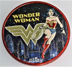 2021 Wonder Woman Special Edition Germania 1 oz. 999 silver coin COA & BOX