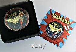 2021 Wonder Woman Special Edition Germania 1 oz. 999 silver coin COA & BOX