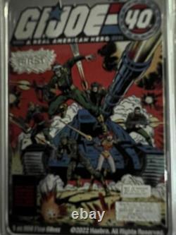 2022 1oz. 999 FINE SILVER COLORIZED PROOF. G. I. JOE. 40th