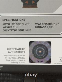 2022 1oz. 999 Silver Coin Fennec Shand Chibi Coin Niue! 00327/20000
